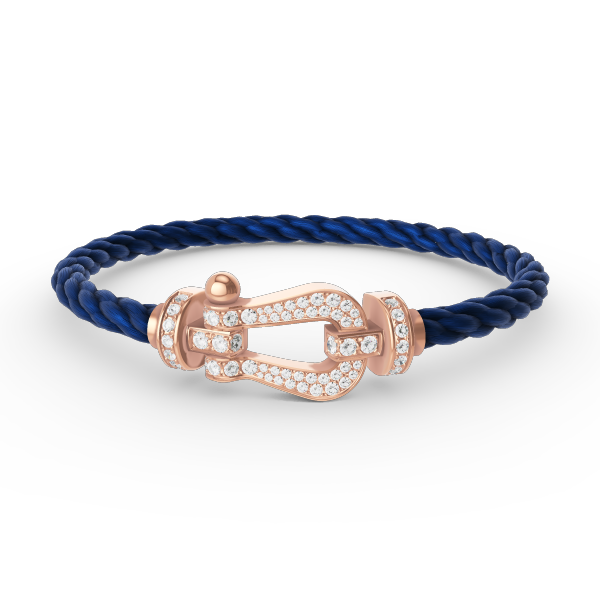 [Vintora]FORCE LARGE HORSESHOE FULL DIAMOND BRACELET ROSE GOLD