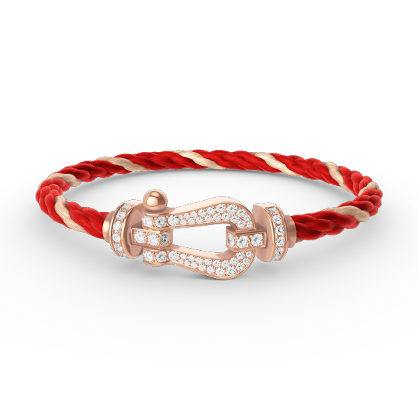 [Vintora]FORCE LARGE HORSESHOE FULL DIAMOND BRACELET ROSE GOLD