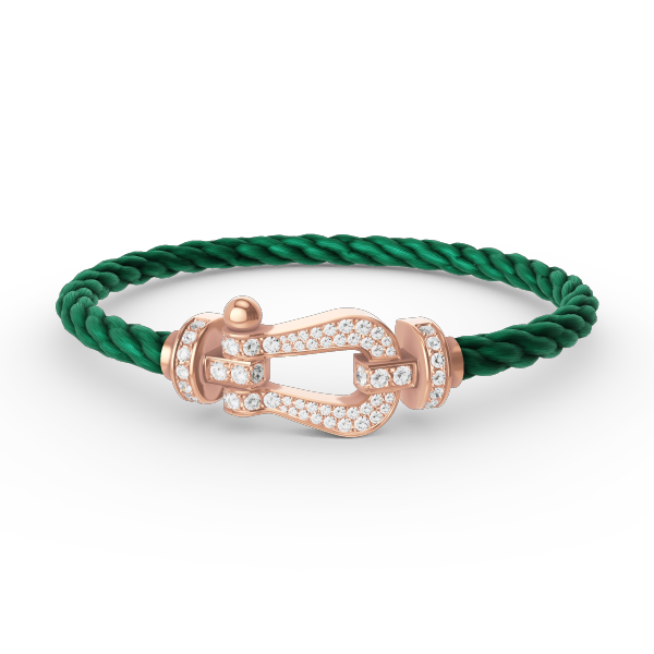 [Vintora]FORCE LARGE HORSESHOE FULL DIAMOND BRACELET ROSE GOLD