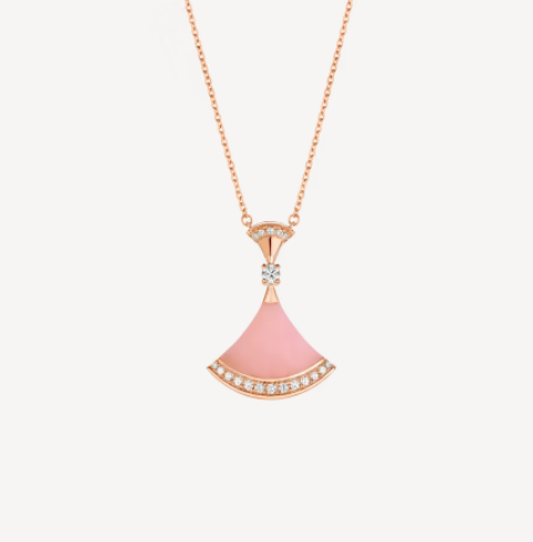 [Vintora]DREAM NECKLACE PINK OPAL