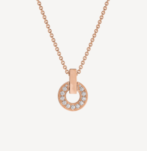 [Vintora]GARI NECKLACE PINK GOLD DIAMOND