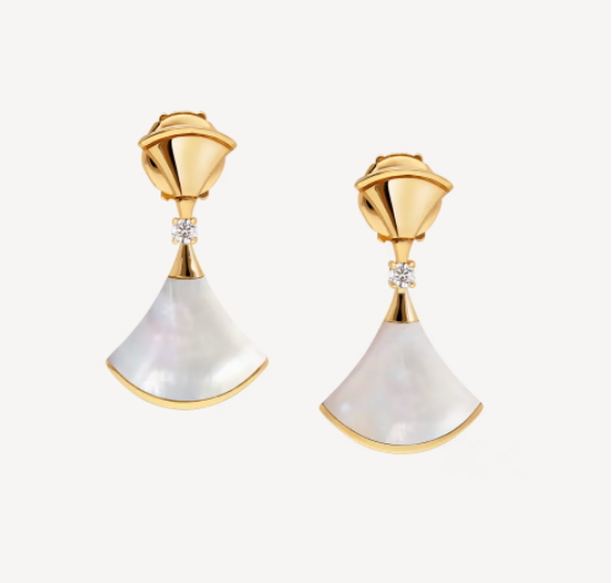 [Vintora]DREAM MOP 1 DIAMOND EARRINGS