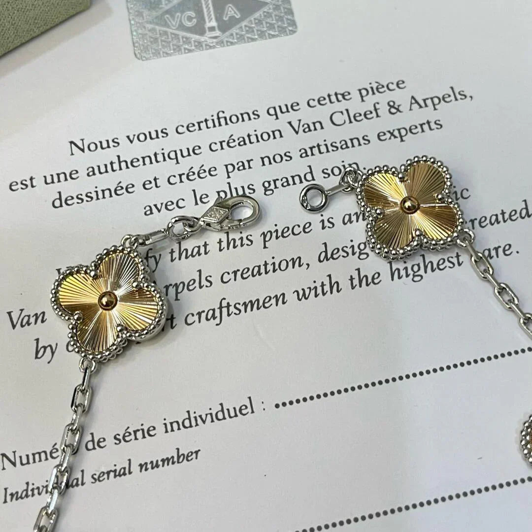 [?Vintora] CLOVER 5 MOTIF LASER BRACELET COLLECTION