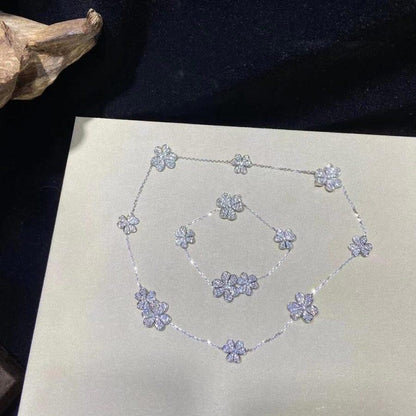 [Vintora]BRACELET FRIVOLE ARGENT 5 FLEURS