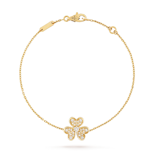 [Vintora]FRIVOLE GOLD FLOWER DIAMOND BRACELET