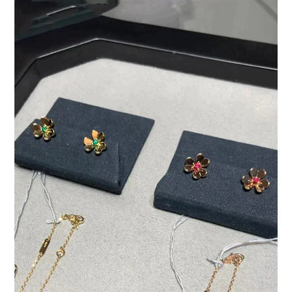 [Vintora]FRIVOLE  FLOWER PINK EARRINGS