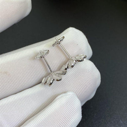 [Vintora]FRIVOLE MINI BOUCLES D'OREILLES FLEUR ARGENT