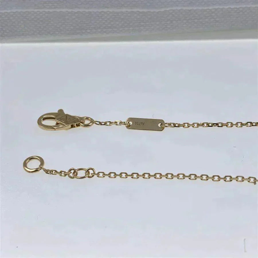 [Vintora]BRACELET CLOVER FLEUR UNIQUE CORNALINE