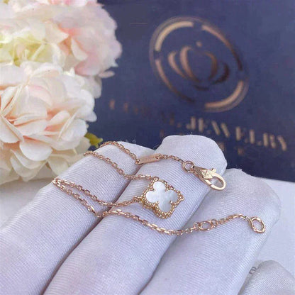 [Vintora]BRACELET CLOVER WHITE MOP FLEUR UNIQUE