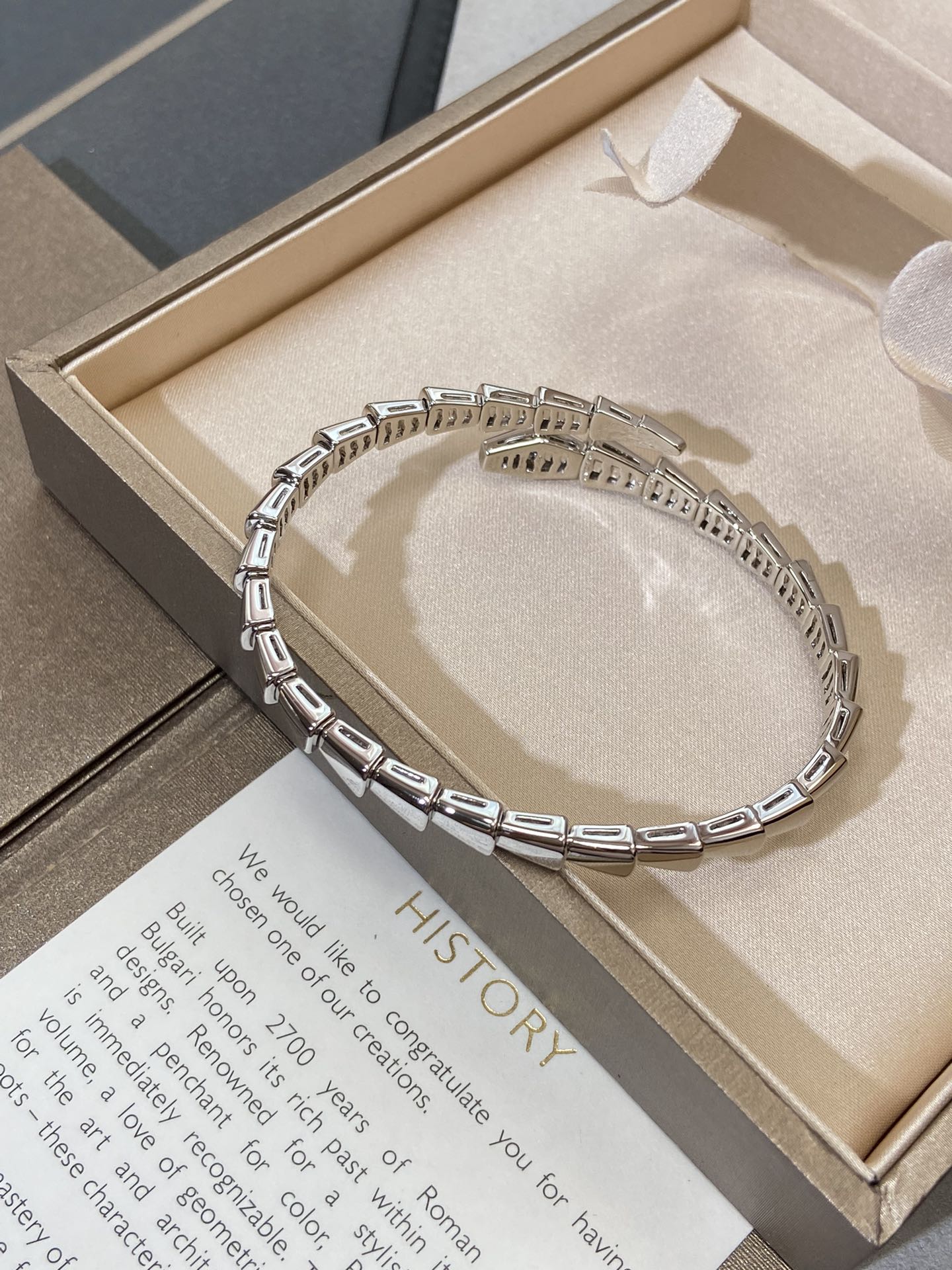 [Vintora]SERPENTI VIPER SILVER BRACELET