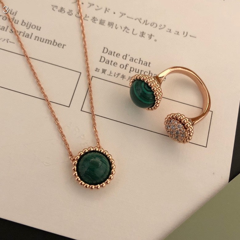 [Vintora]PERLEE COULEURS DIAMOND ROSE GOLD BETWEEN THE FINGER RING