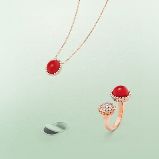 [Vintora]PERLEE COULEURS DIAMOND ROSE GOLD BETWEEN THE FINGER RING