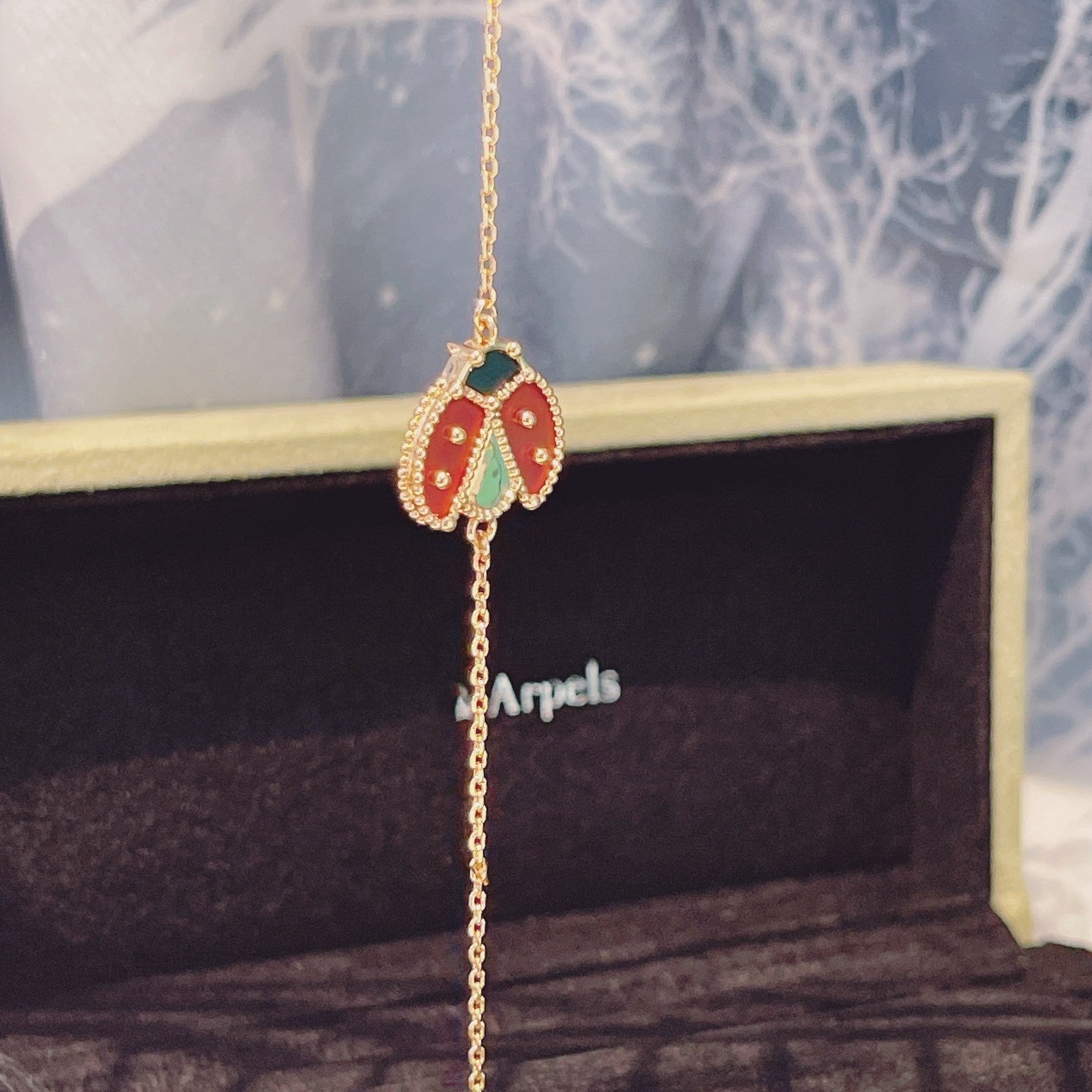 [Vintora]BRACELET LUCKY SPRING 1 MOTIF OR ROSE
