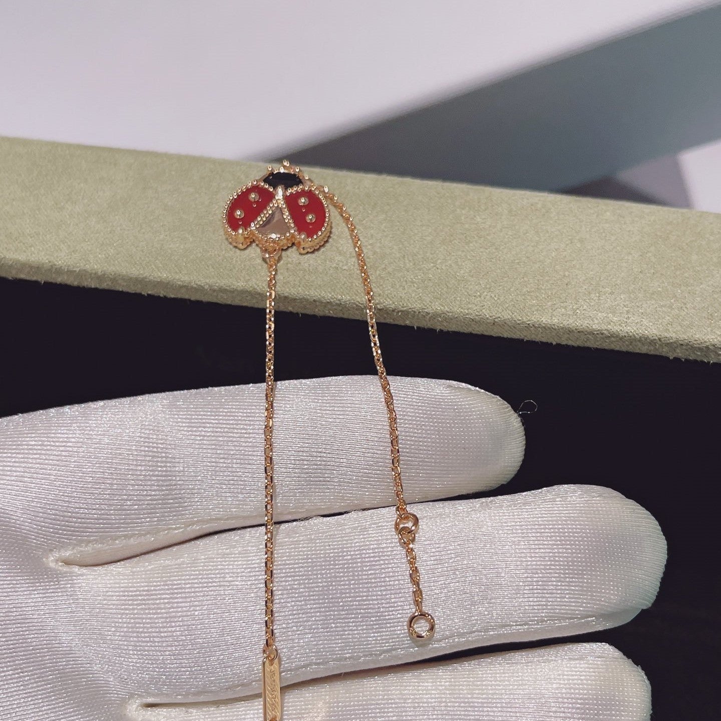 [Vintora]BRACELET LUCKY SPRING 1 MOTIF OR ROSE