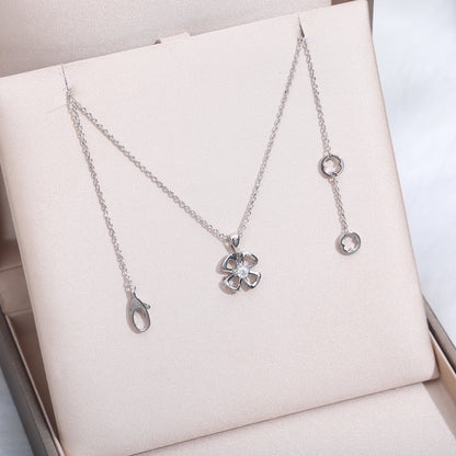 [Vintora]FIOREVER NECKLACE DIAMOND CENTER