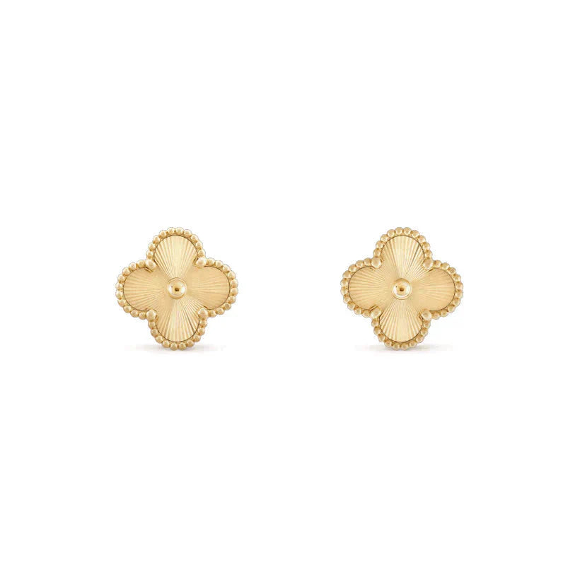 [Vintora]CLOVER MEDIUM 1 MOTIFS LASER EARRINGS