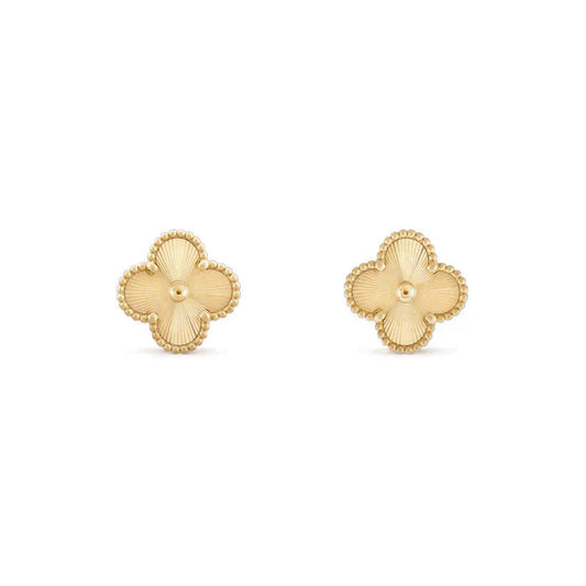 [Vintora]CLOVER MEDIUM 1 MOTIFS LASER EARRINGS